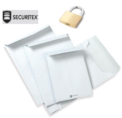 399210 Lyche Konvolutt  Securitex B4 pose 250 x 353 x 50 mm 50 mm belg (100) SKD